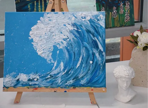 Artwork and studio practice by a Studio21 adult artist 01