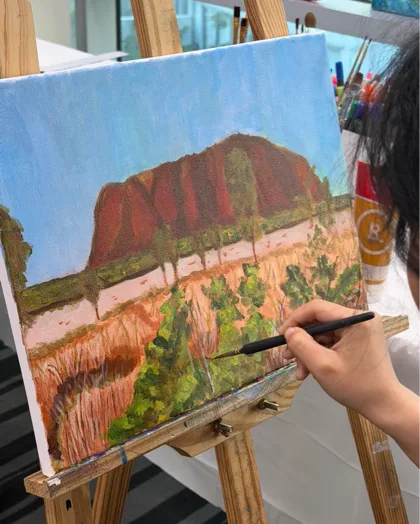 Artwork and studio practice by a Studio21 adult artist 02