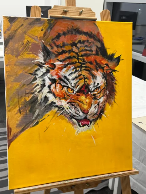 Artwork and studio practice by a Studio21 adult artist 06