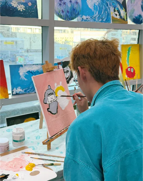 Artwork and studio practice by a Studio21 adult artist 13